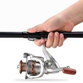 Corrugated Longji Fishing Rod Rocky Rod Light Hard Carbon Fishing Rod Hand And Sea Dual-purpose Fishing Gear Set (Option: Suit2.7M)